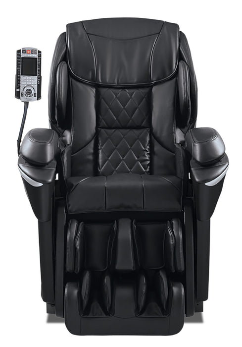 Panasonic Real Pro ULTRA Prestige™35.4\" High-Quality Synthetic Leather Massage Reclining Chair - Black