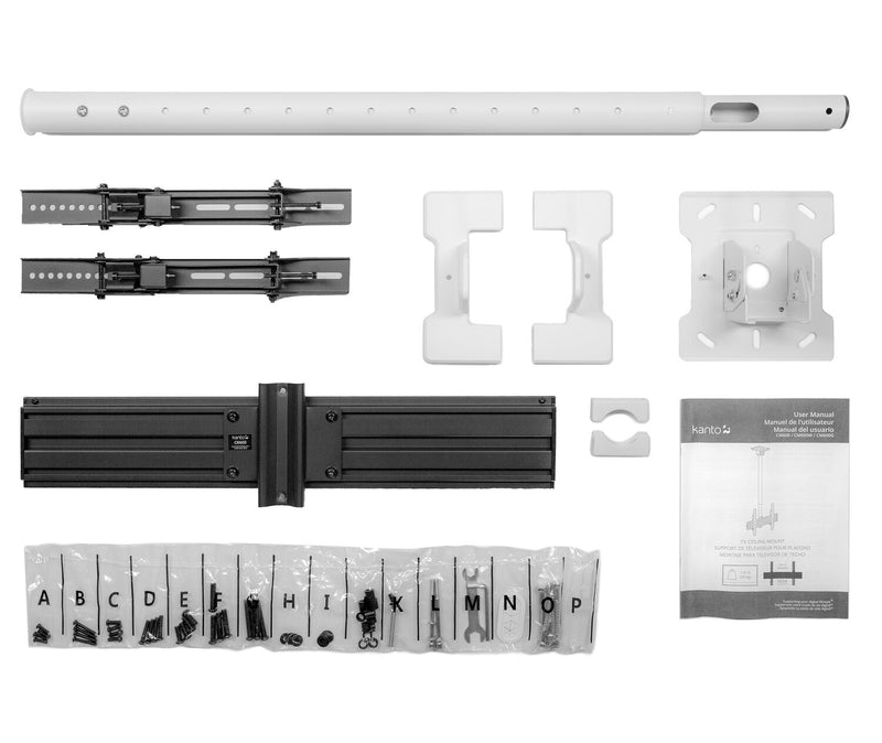 Kanto CM600 Full Motion TV Ceiling Mount for 30\" - 70\" TVs - CM600W