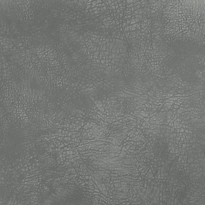 Kort & Co. Bay Dining Chair with Vegan Leather Fabric, Metal - Grey