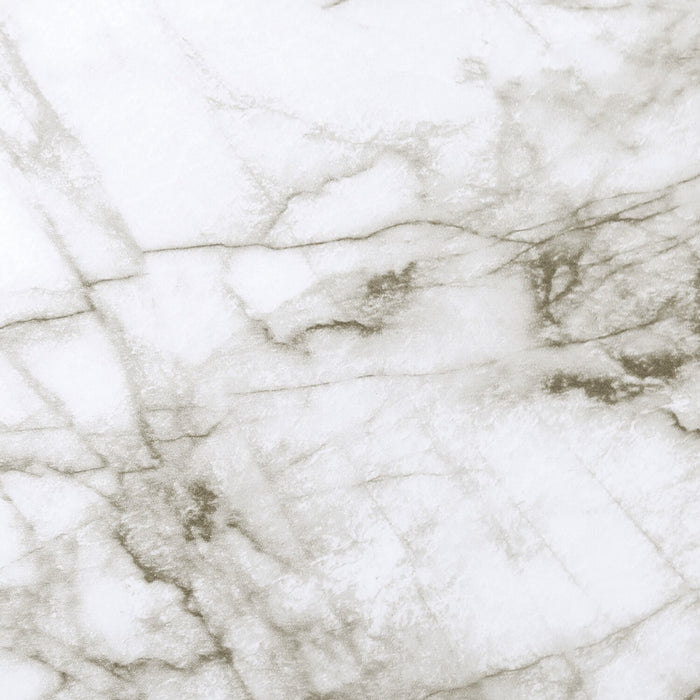 Lawson 47.25\" Office Desk with Small Hutch - White Marble-Look