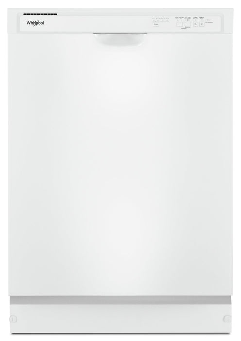 Whirlpool 24\" 57 dBA Built-In Front-Control Dishwasher - White - WDF341PAPW