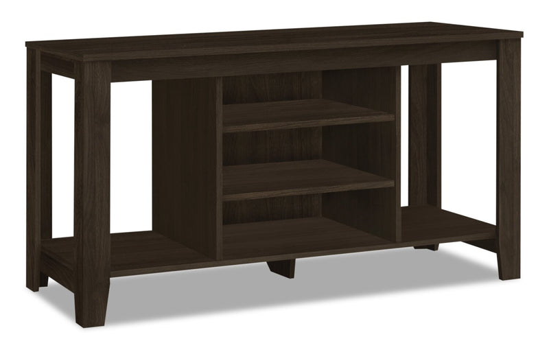 Raya 48\" TV Stand with Storage and Cable Management for TVs up to 55\"- Espresso