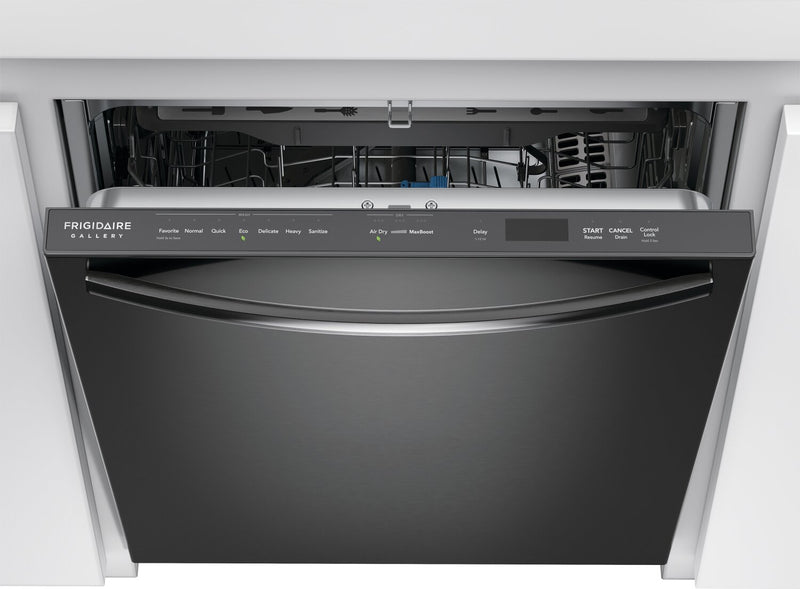 Frigidaire Gallery 24\" 47 dBA Built-In Top-Control Dishwasher - Smudge-Proof™ Black Stainless Steel - GDSH4715AD