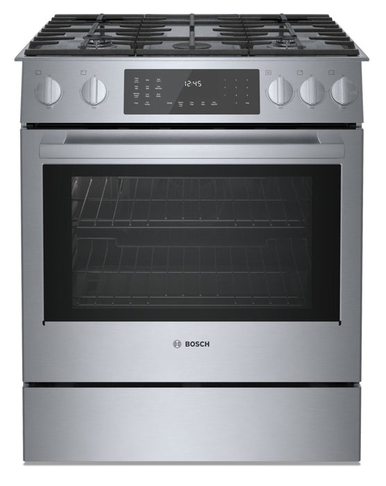Bosch 800 Series 4.6 Cu. Ft. Dual Fuel Range with Warming Drawer - HDI8056C
