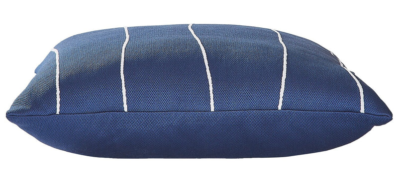 Indoor/Outdoor Striped Accent Pillow - Navy