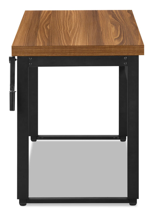 Kai 47.25\" Adjustable Height Office Desk - Walnut