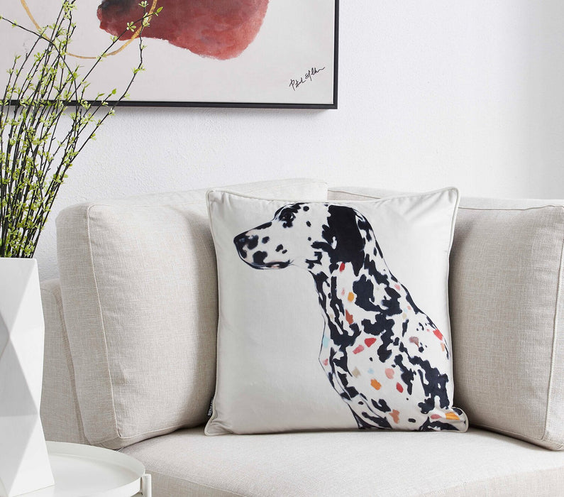 Dalmatian Accent Pillow - Multi-Colour 