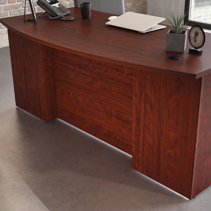 Affirm 71.10\" Commercial Grade Office Desk - Classic Cherry