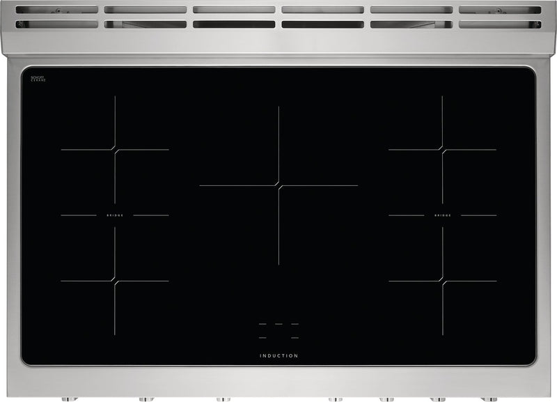 Frigidaire Professional 4.4 Cu. Ft. Induction Range With Dual Fan Convection and Easy-to-Clean Cooktop - Smudge-Proof® Stainless Steel - PCFI3670AF