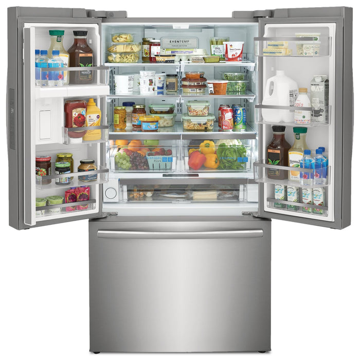 Frigidaire Gallery 36\" 23.3 Cu. Ft. Counter-Depth French-Door Refrigerator - Smudge-Proof® Stainless Steel - GRFG2353AF