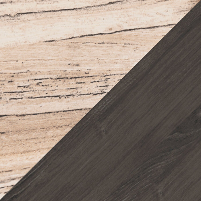 Wolf Bedroom Chest of Drawers, 5-Drawer, 29.9\"W x 50.7\"H, Modern Mid-Century - Two-tone Brown & Natural