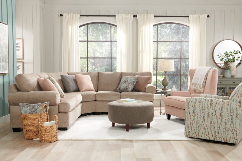 Sofa Lab Roll LAF Loveseat - Luxury Taupe