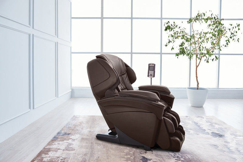 Panasonic Real Pro ULTRA Prestige™ 35.4\" High-Quality Synthetic Leather Massage Recliner - Brown