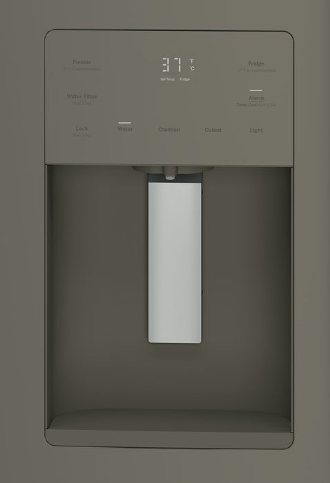 GE 36\" 25.5 Cu. Ft. French-Door Refrigerator - Slate - GFE26JMMES