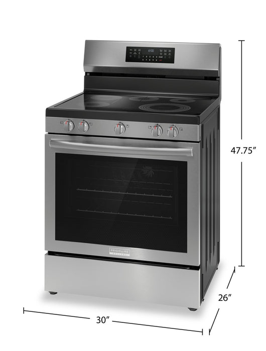 Frigidaire Gallery 5.3 Cu. Ft. Electric Range With Total Convection and Air Fry - Smudge-Proof® Stainless Steel - GCRE306CBF