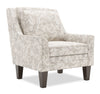 Made in Canada Sofa Lab Customizable Club 29\" Fabric Accent Chair with Wood Legs - Dove Multicolour