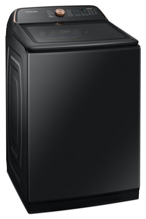 Samsung 6.2 Cu. Ft. Top-Load High-Efficiency Washer - Black Stainless Steel - WA54CG7550AVA4