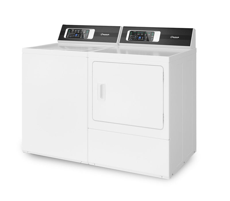 Huebsch 3.2 Cu. Ft. Top-Load Washer and 7 Cu. Ft. Electric Dryer - White