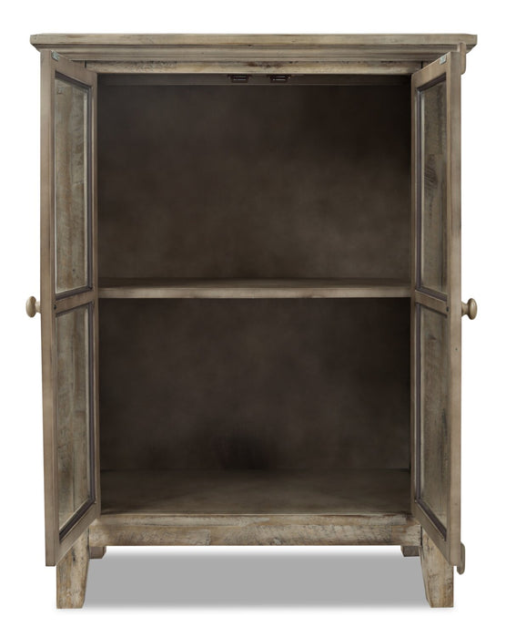 Rocco 32\" 2-Door Accent Cabinet - Natural Wood