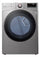 ["LG 7.4 Cu. Ft. Smart Electric Dryer with Steam - Graphite Steel - Stackable - DLEX3850V"]