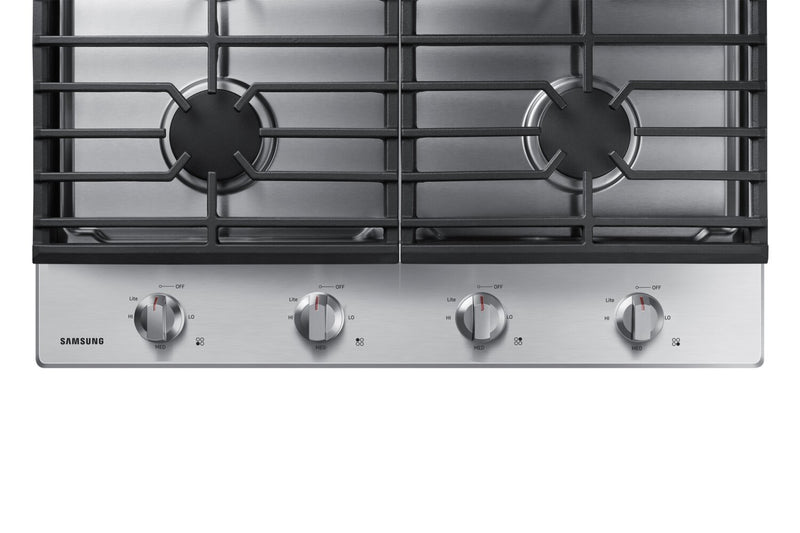 Samsung 30\" 4-Burner Gas Cooktop with Knob Controls - Stainless Steel - NA30R5310FS/AA
