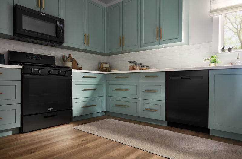 Whirlpool 24\" 55 dBA Built-In Top-Control Dishwasher - Black - WDP540HAMB