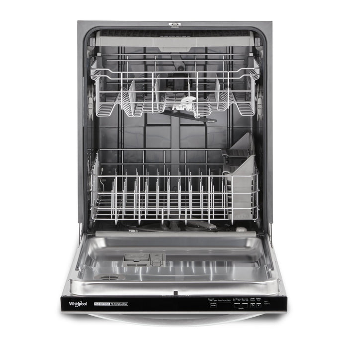 Whirlpool 24\" 51 dBA Built-In Top-Control Dishwasher with Third Rack - Fingerprint Resistant Stainless Steel - WDT730HAMZ