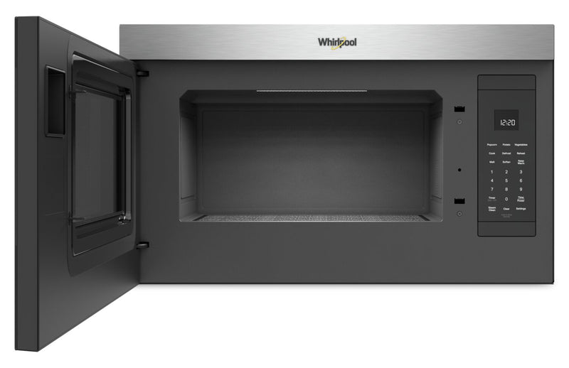 Whirlpool 1.1 Cu. Ft. Flush Over-the-Range Microwave with 900 Watts Cooking - Fingerprint Resistant Stainless Steel - YWMMF5930PZ