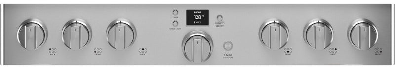 Cafe 5.7 Cu. Ft. Smart Dual Fuel Range with True European Convection and Self Clean Racks - Stainless Steel - C2Y366P2TS1