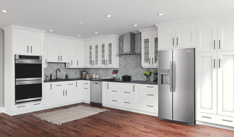 Frigidaire Gallery 36.1\" 22.3 Cu. Ft. Counter-Depth Side-by-Side Refrigerator - Smudge-Proof® Stainless Steel - GRSC2352AF