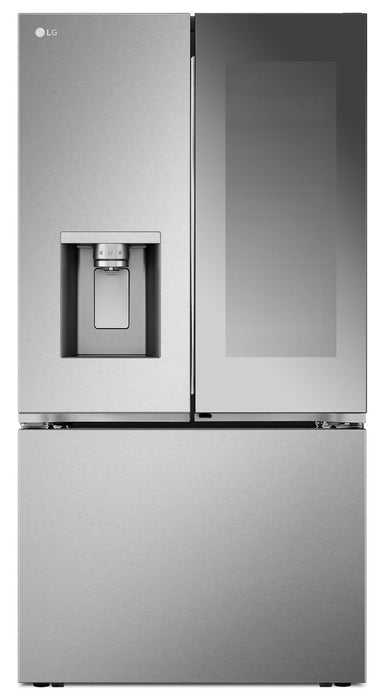 LG 36\" 31 Cu. Ft. French-Door Standard-Depth MAX™ Refrigerator - Smudge Proof Stainless Steel - LRYKS3106S