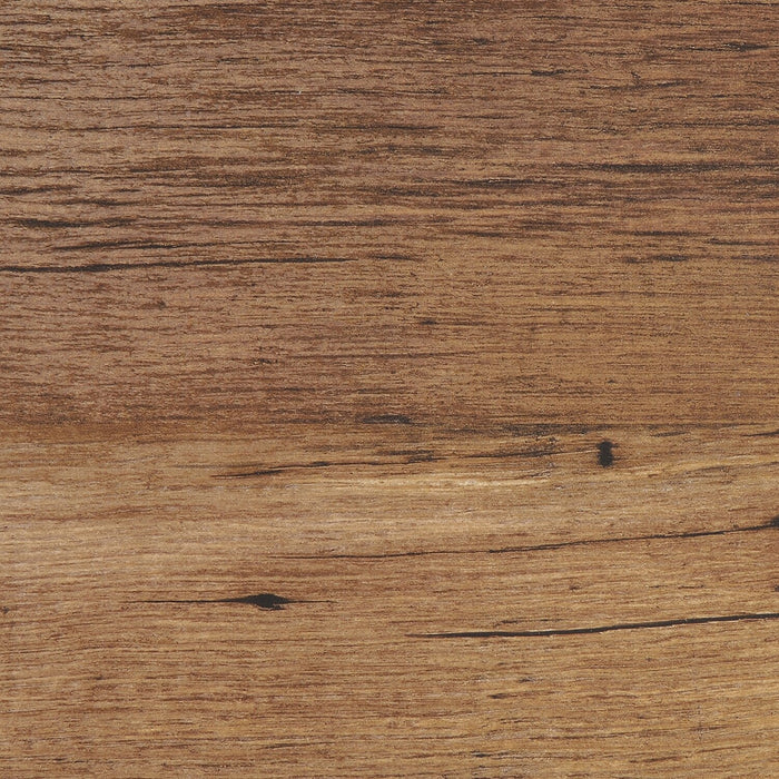 Tayla 60.67\" L-Shaped Office Desk with 2-Drawers & Cabinet - Vintage Oak & Black