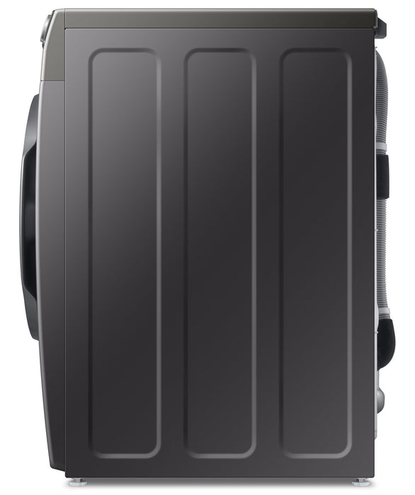 Samsung 24\" 2.9 Cu. Ft. Front-Load Steam Washer - Grey - Stackable - WW25B6900AX/AC