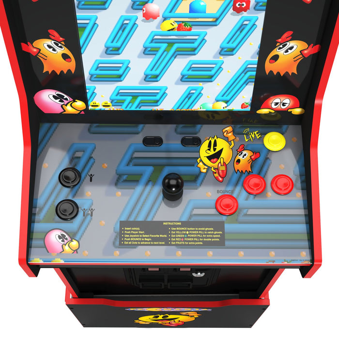Arcade1Up Bandai Namco Legacy PAC-MANIA™ Edition Arcade Cabinet with Riser
