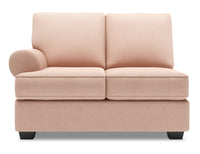 Sofa Lab Roll LAF Loveseat - Pax Rose 