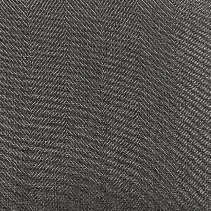 Elijah Dining Chair with Linen-Look Fabric, Metal - Grey