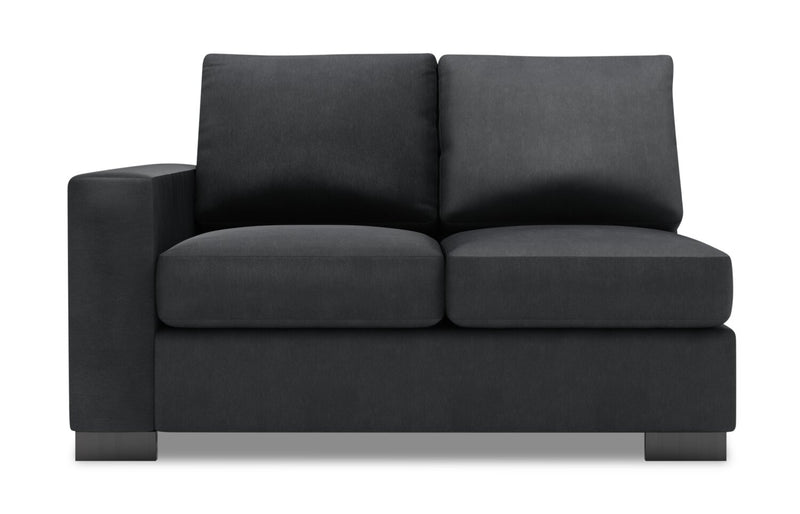 Sofa Lab Track LAF Loveseat - Pax Pepper