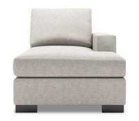 Sofa Lab Track RAF Chaise - Luxury Silver