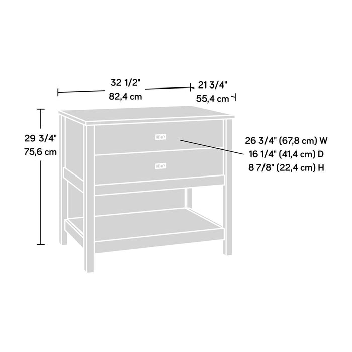 Joana 32.44\" Filing Cabinet - Soft White