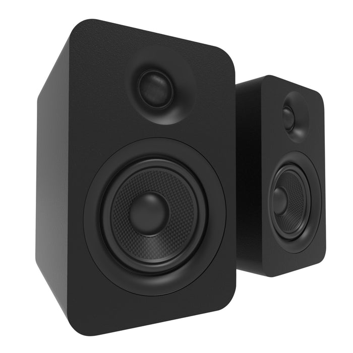Kanto YU Passive 4\" Bookshelf Speakers with 1\" Silk Dome Tweeter - Black