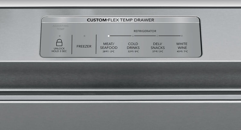 Frigidaire Professional 36\" 21.4 Cu. Ft. Counter-Depth 4-Door French-Door Refrigerator - Smudge-Proof® Stainless Steel\t - PRMC2285AF