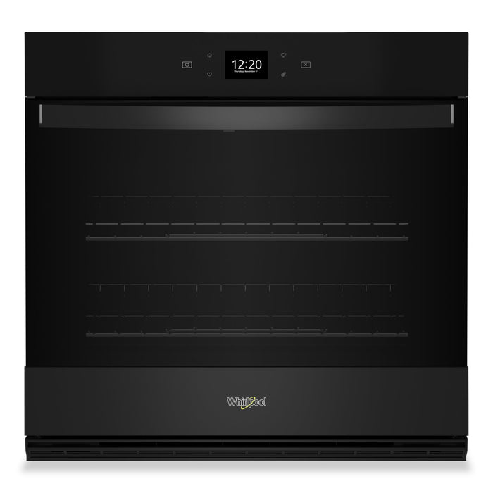 Whirlpool 30\" 5 Cu. Ft. Electric Single Wall Oven with Air Fry - Black - WOES5030LB