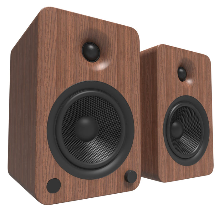 Kanto YU6 Powered Speakers with Bluetooth® and Phono Preamp - Walnut