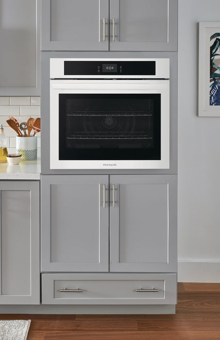 Frigidaire 30\" 5.3 Cu. Ft. Electric Single Wall Oven with Fan Convection - White - FCWS3027AW