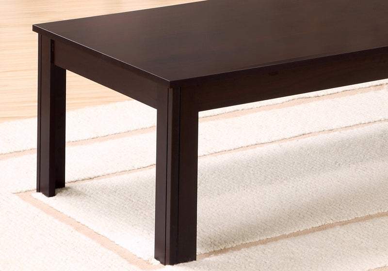 Kiana 44\" Modern 3-Pack Coffee + 2 End Tables - Espresso 