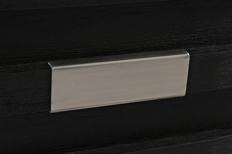 Bronx 94\" 4-Piece Wall Unit Entertainment Centre with Storage & Cable Management for TVs up to 55\"- Charcoal