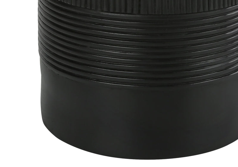 24\" Black and Gold Textured Table Lamp