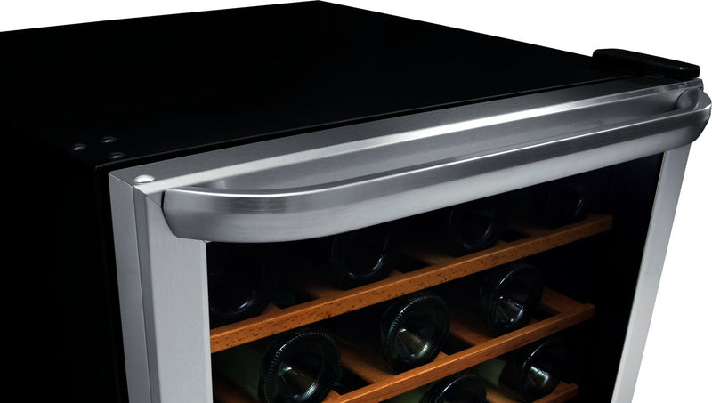Frigidaire 21.5\" 4.4 Cu. Ft. 45 Bottle Two-Zone Wine Cooler Refrigerator - Stainless Steel - FRWW4543AS