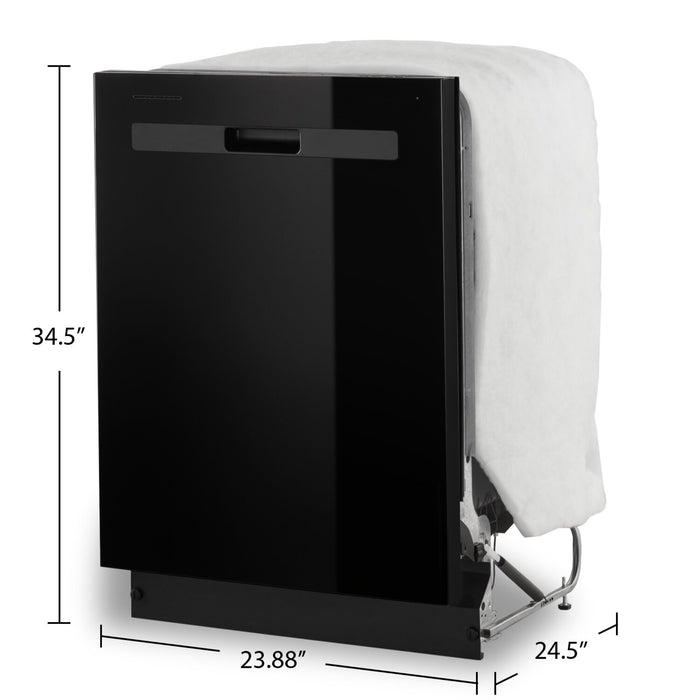 Whirlpool 24\" 55 dBA Built-In Top-Control Dishwasher - Black - WDP540HAMB