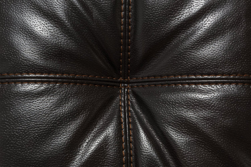 Made in Canada Addison 2-Piece Right-Facing Leather-Look Fabric Sectional with Removable Seat Cushions - Blackberry